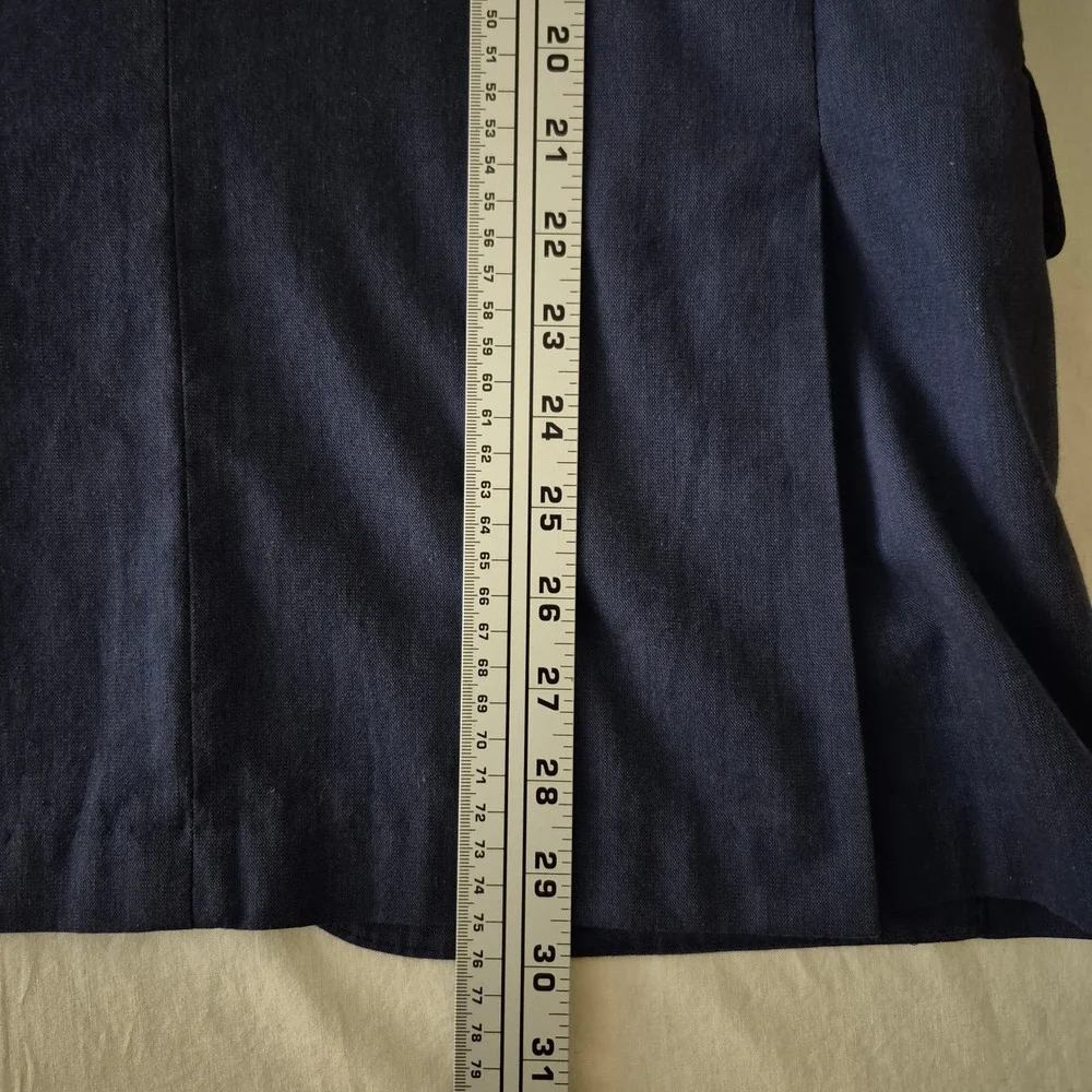 J.Crew Ludlow Blazer Mens 38R Navy Blue Somelos Cotton Stretch Sport Coat